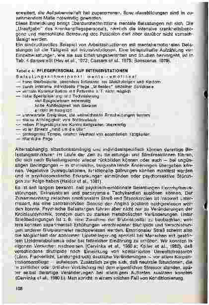 Vorschauseite 6: Spezifische tätigkeitsbezogene Belastungen des Krankenpflegepersonals