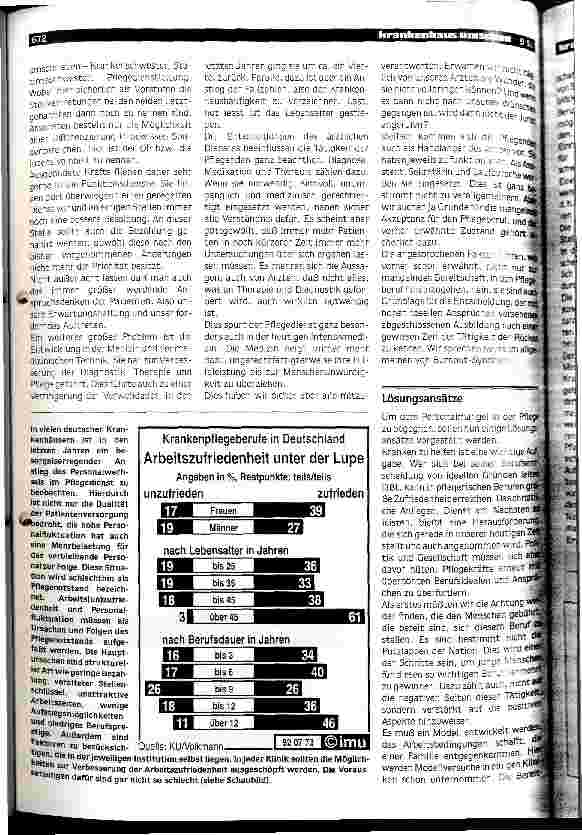 Vorschauseite 2: Personalmangel in den pflegerischen Berufen