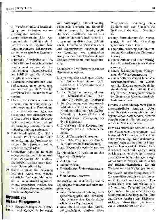 Vorschauseite 4: Disease-Management aus Sicht der Ärzte