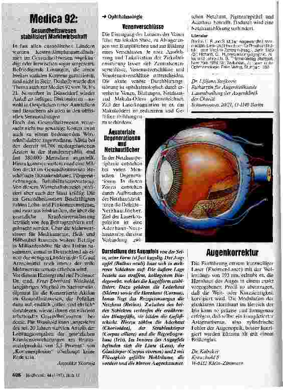 Vorschauseite 3: Laser in der Ophthalmologie