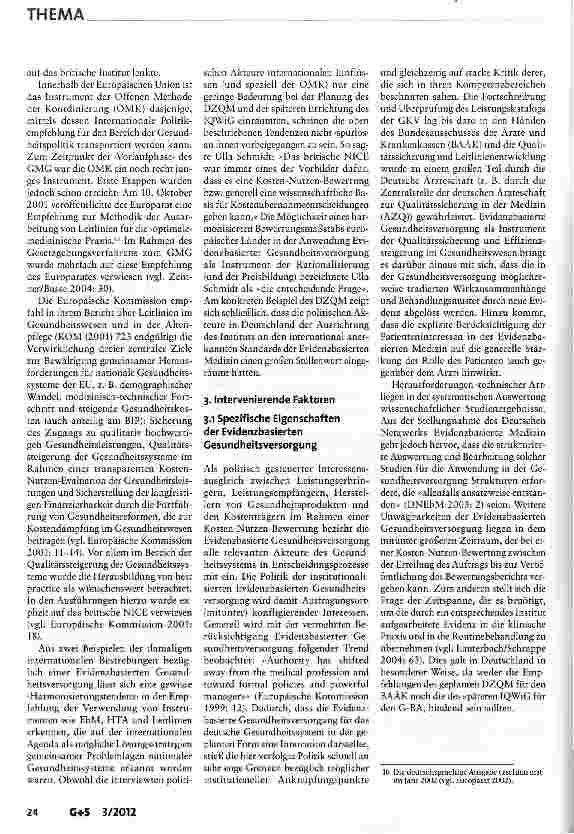 Vorschauseite 6: Das Institut für Qualität und Wirtschaftlichkeit im Gesundheitswesen - ein deutsches NICE?