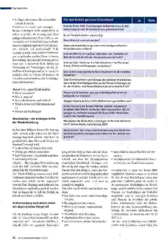 Vorschauseite 2: Jeder muss helfen - jeder kann helfen