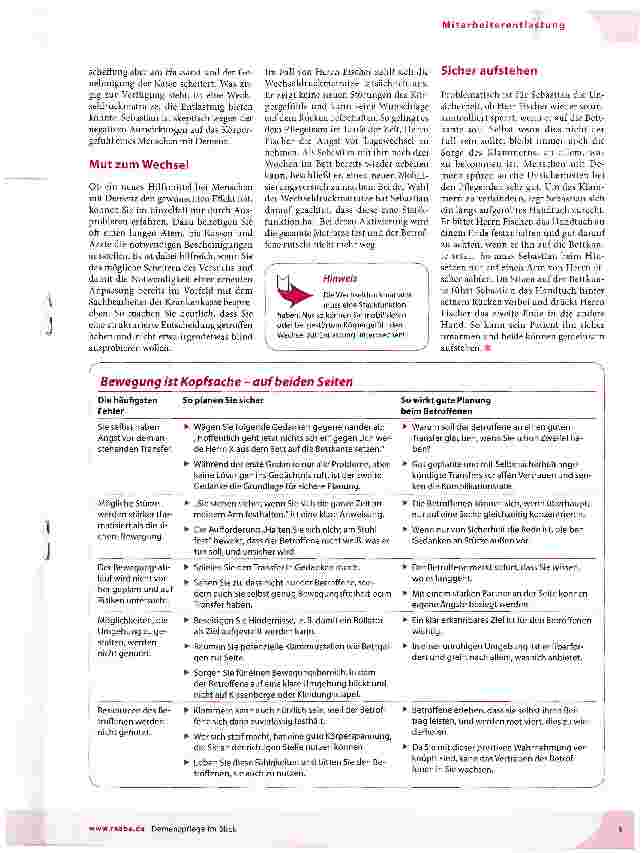 Vorschauseite 2: Bewegen ohne Angst