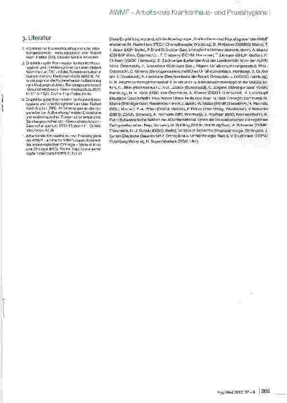 Vorschauseite 3: Hygienemaßnahmen bei der Endoskopie