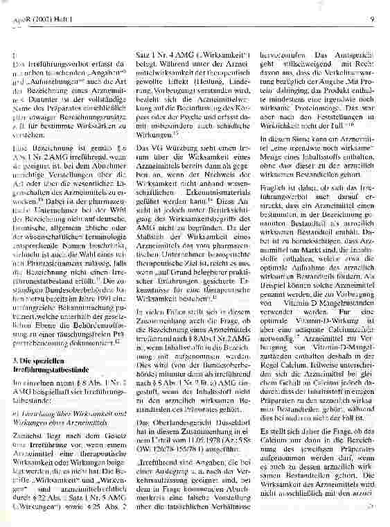 Vorschauseite 2: Zur Bezeichnung von Arzneimitteln