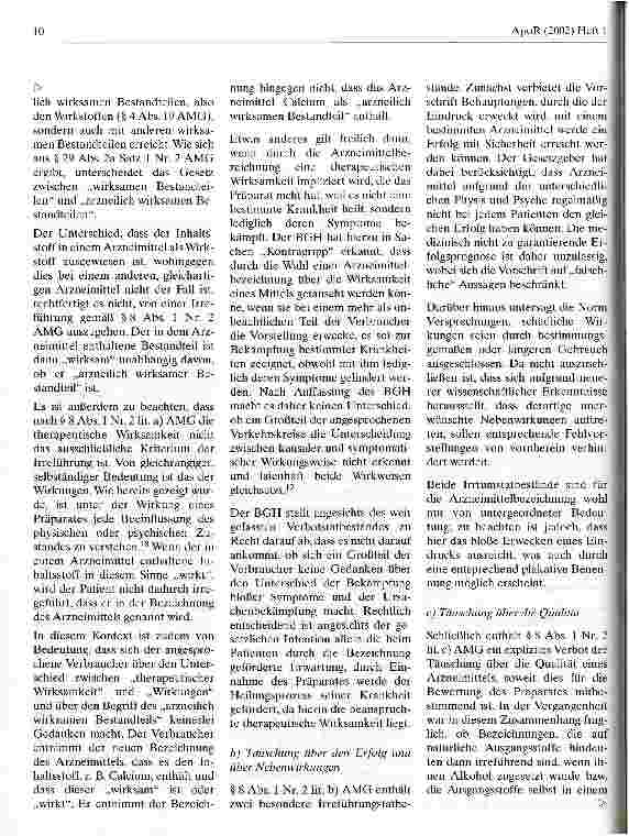 Vorschauseite 3: Zur Bezeichnung von Arzneimitteln