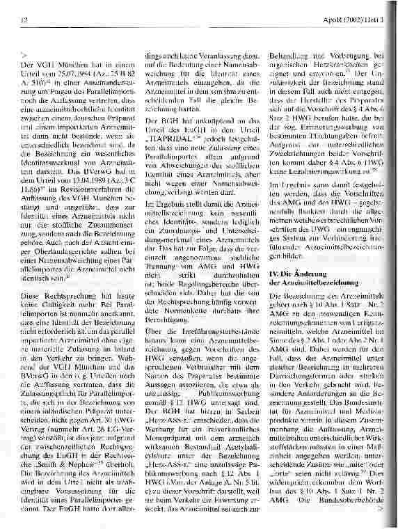 Vorschauseite 5: Zur Bezeichnung von Arzneimitteln