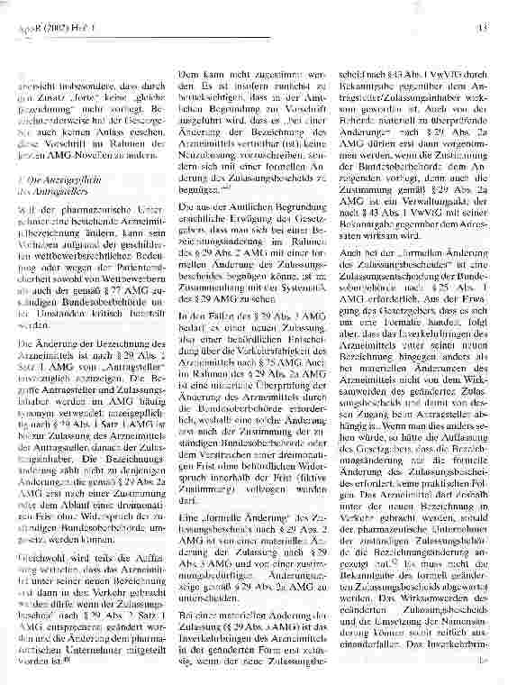 Vorschauseite 6: Zur Bezeichnung von Arzneimitteln