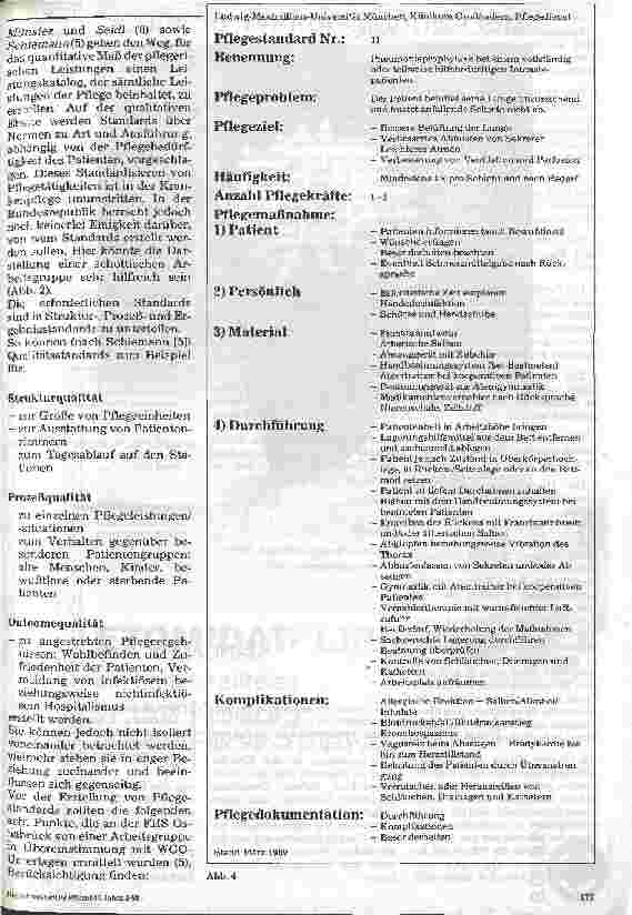 Vorschauseite 4: Qualitätsstandards in der Krankenpflege