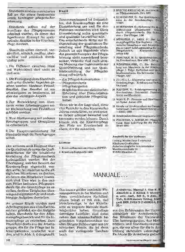 Vorschauseite 5: Qualitätsstandards in der Krankenpflege