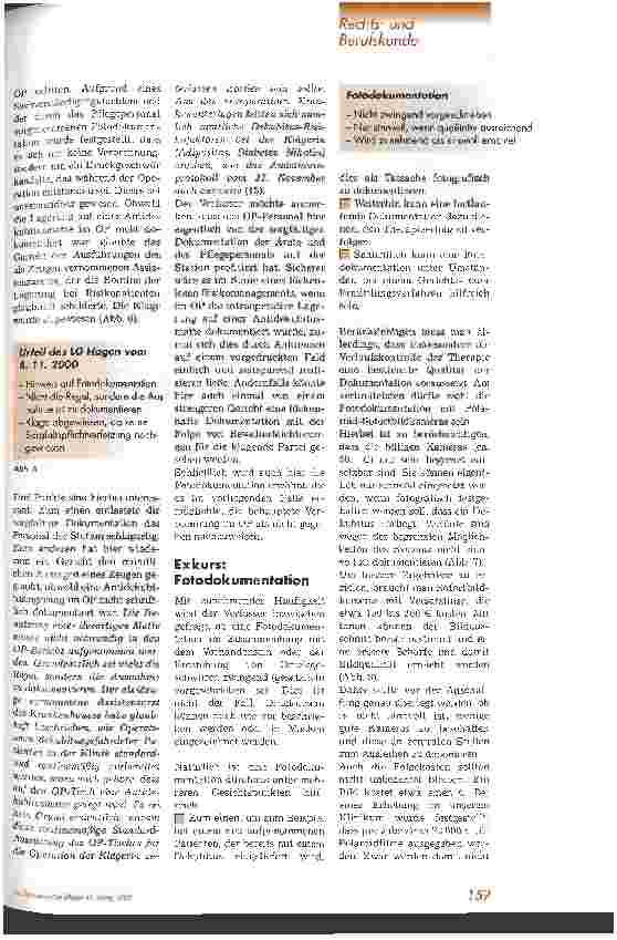 Vorschauseite 4: Dekubitus - zwischen ärztlicher Verantwortung und pflegerischer Kompetenz