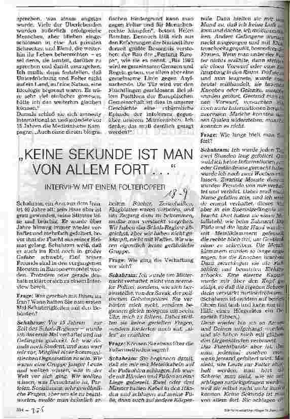 Vorschauseite 5: Wege aus dem Käfig des Schreckens - eine Londoner Klinik für Folteropfer