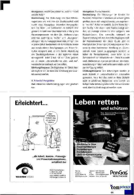 Vorschauseite 4: Balanced Scorecard im Schweizer Herzund Gefässzentrum