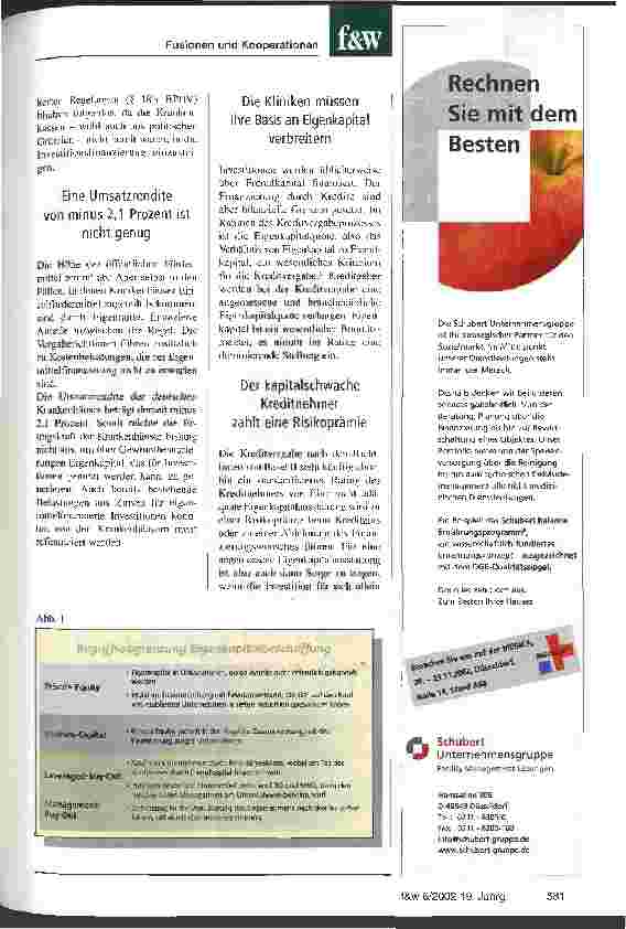 Vorschauseite 2: Nur privates Kapital kann die Zukunft der deutschen Krankenhäuser sichern Private Equity zur Eigenkapitalbeschaffung und das Ende der Gemeinnützigkeit