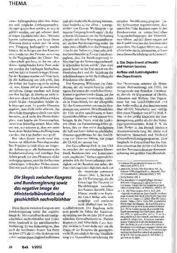 Vorschauseite 2: Einsichten in die ministerielle Arbeit in Washington
