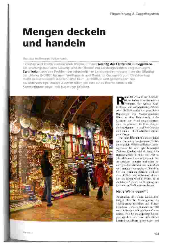 Vorschauseite 1: Mengen deckeln und handeln