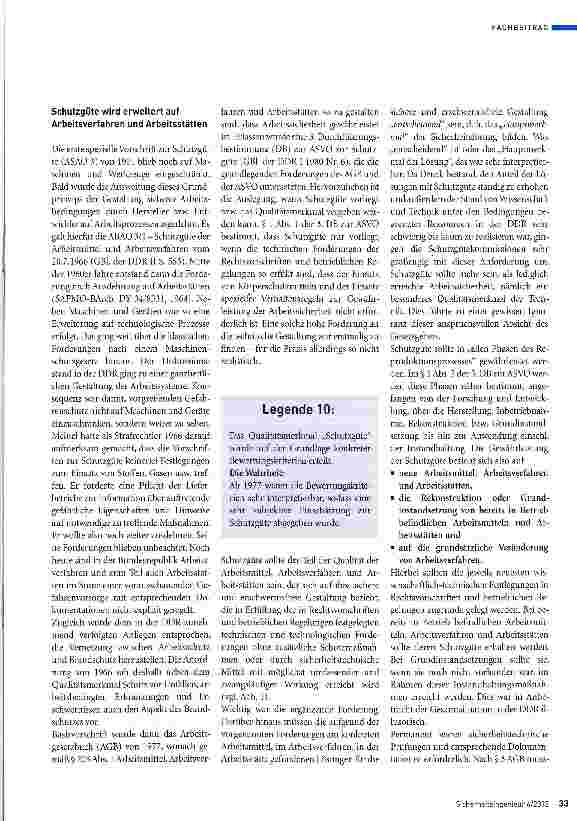 Vorschauseite 3: Gestaltungskonzepte zur Arbeitssicherheit in der DDR