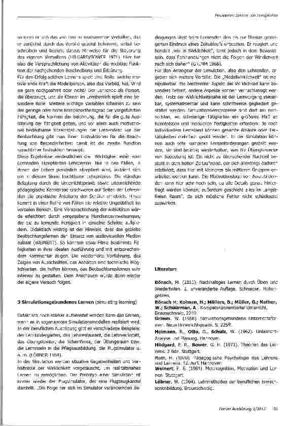 Vorschauseite 2: Motiviertes Lernen von Fertigkeiten - drei Grundmuster