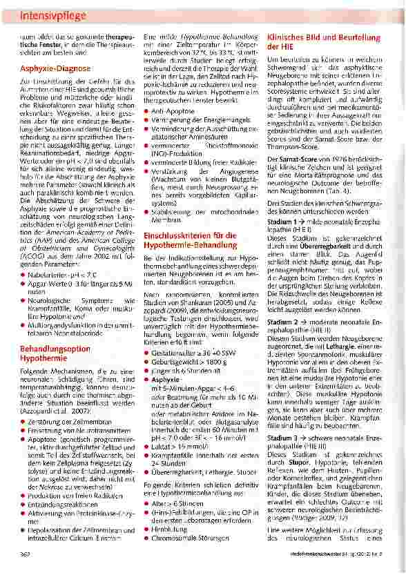 Vorschauseite 4: Die Behandlung der Asphyxie mit HypothermieHohe Anforderung an die Pflegefachkompetenz auf der neonatologischen Intensivstation