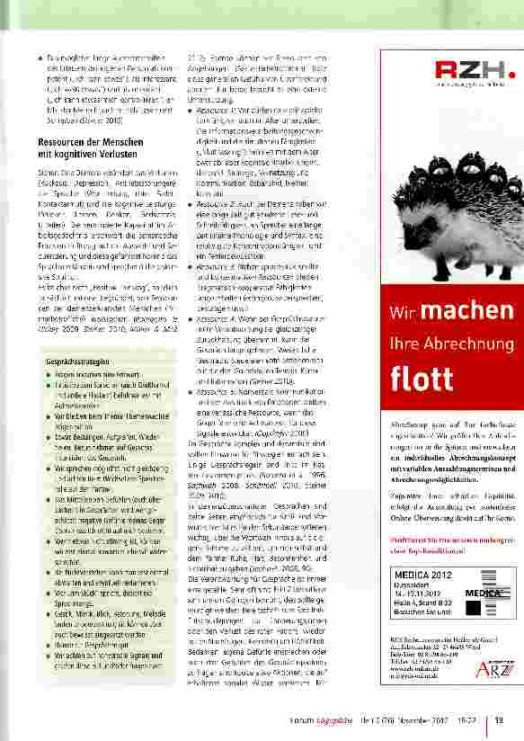 Vorschauseite 2: Demenz: Logopädie, Beratung und Selbstorganisation