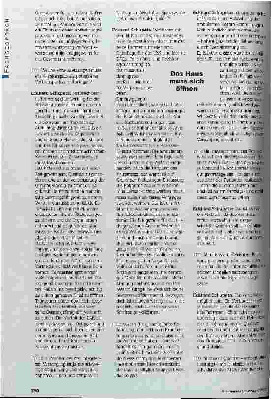 Vorschauseite 2: Gesundheit aus der Wundertüte? Krankenkassen kaufen Leistungspakete von Krankenhäusern