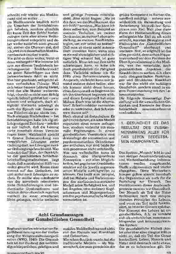 Vorschauseite 4: Gesundheit beginnt im Kopf 1. Folge: Über Körper und Seele zum ganzen Menschen