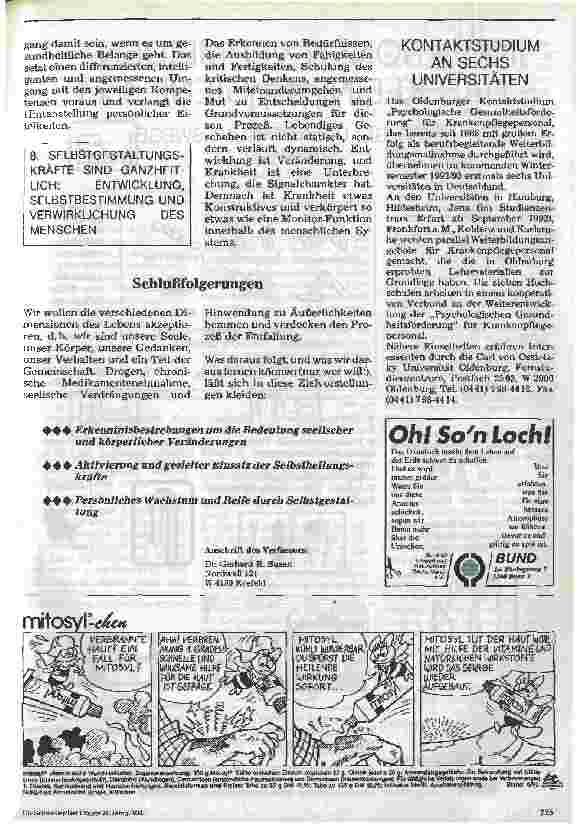 Vorschauseite 6: Gesundheit beginnt im Kopf 1. Folge: Über Körper und Seele zum ganzen Menschen