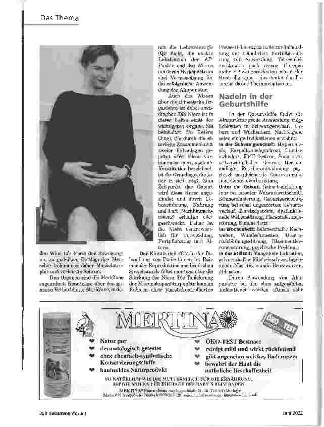 Vorschauseite 3: DER GELBE KAISERAKUPUNKTUR IN DER GEBURTSHILFE