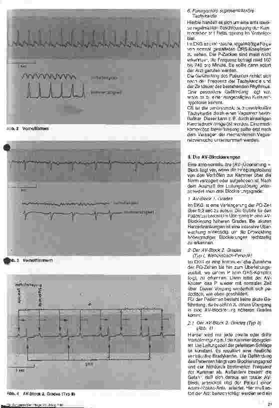 Vorschauseite 2: Besonderheiten der pflegerischen Maßnahmen bei Herzrhytmusstörungen 3. Folge