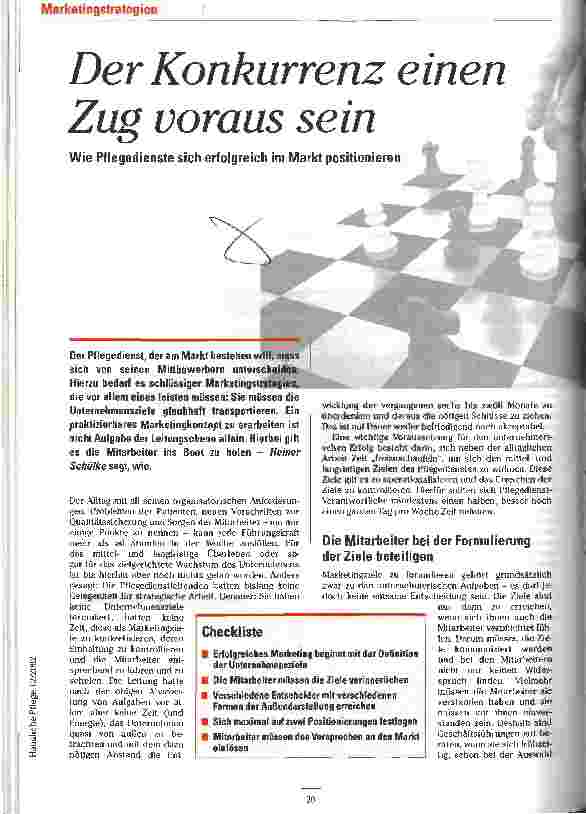 Vorschauseite 1: Der Konkurrenz einen Zug voraus sein