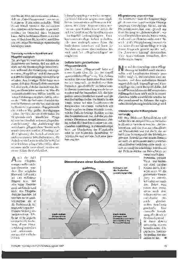 Vorschauseite 2: Der mühsame Weg zwischen Anspruch und Wirklichkeit Ein Überblick zur Entwicklung der Sozialstationen