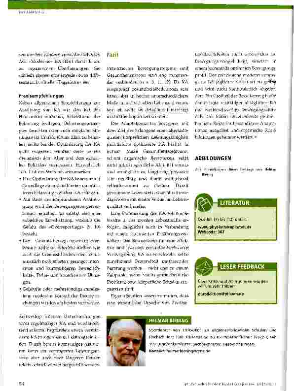 Vorschauseite 5: Gesundheitsförderliche körperliche Aktivität in der zweiten Lebenshälfte