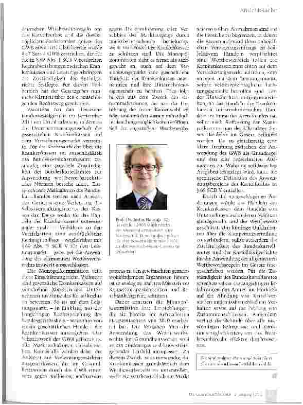 Vorschauseite 2: Fusionskontrolle auf Abwegen