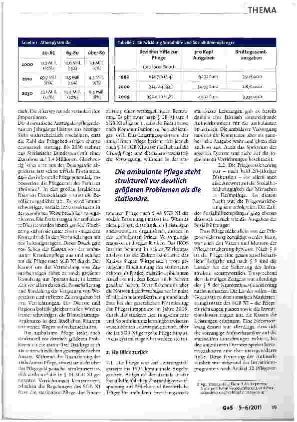 Vorschauseite 2: Brauchen wir eine kommunale Pflegepolitik neben der Pflegeversicherung?