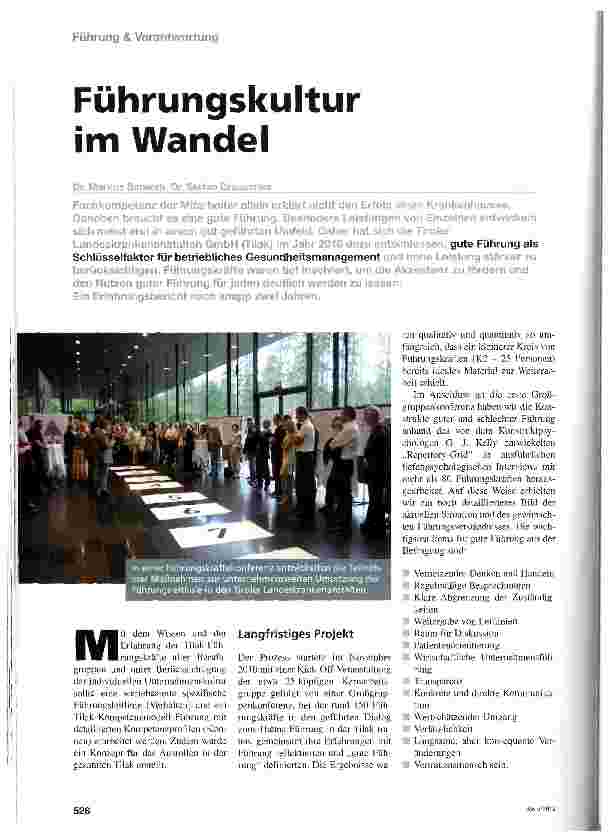 Vorschauseite 1: Führungskultur im Wandel