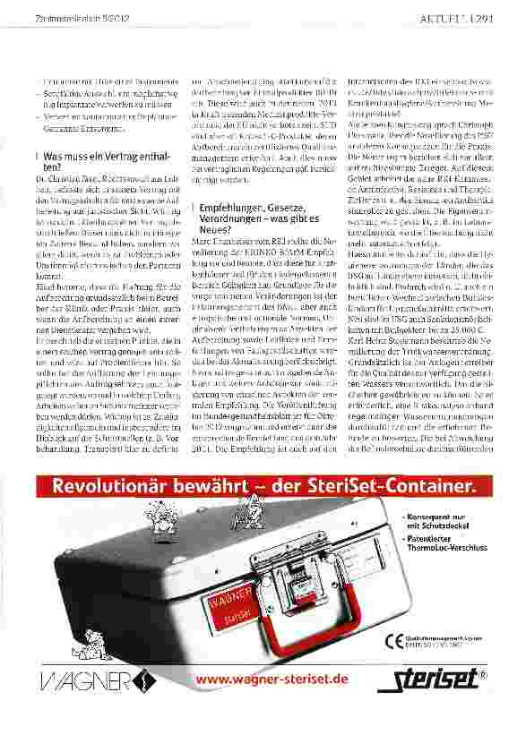 Vorschauseite 4: Professionelle Aufbereitung von Medizin Produkten