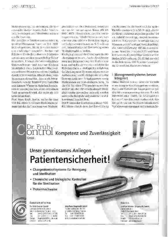 Vorschauseite 5: Professionelle Aufbereitung von Medizin Produkten