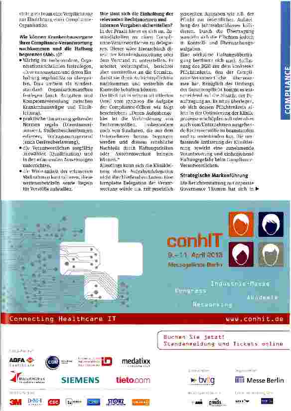 Vorschauseite 2: Compliance im Krankenhaus