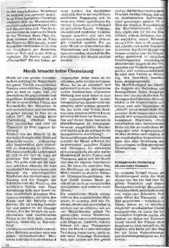 Vorschauseite 2: Die Kunst der Musik in der Therapie