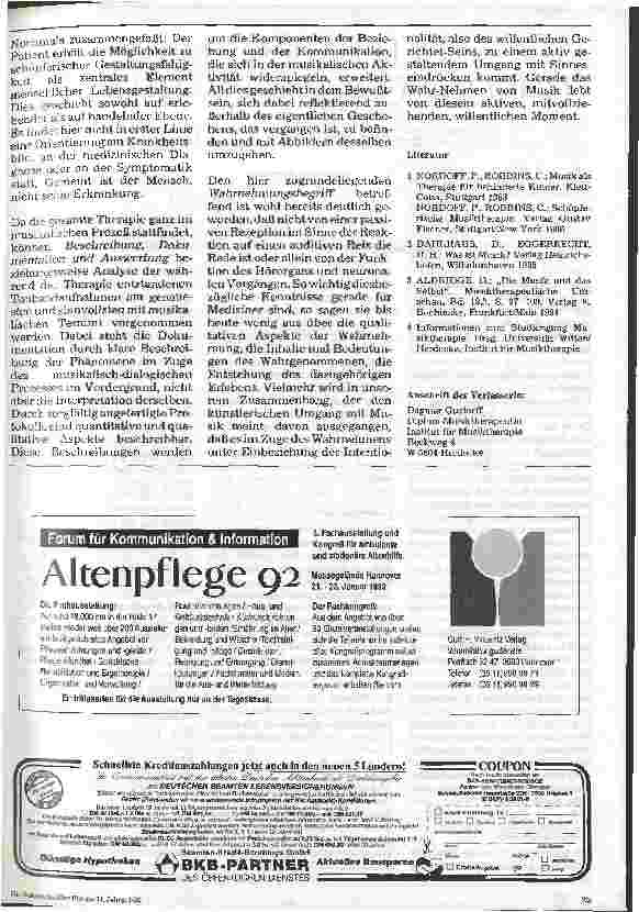 Vorschauseite 3: Die Kunst der Musik in der Therapie