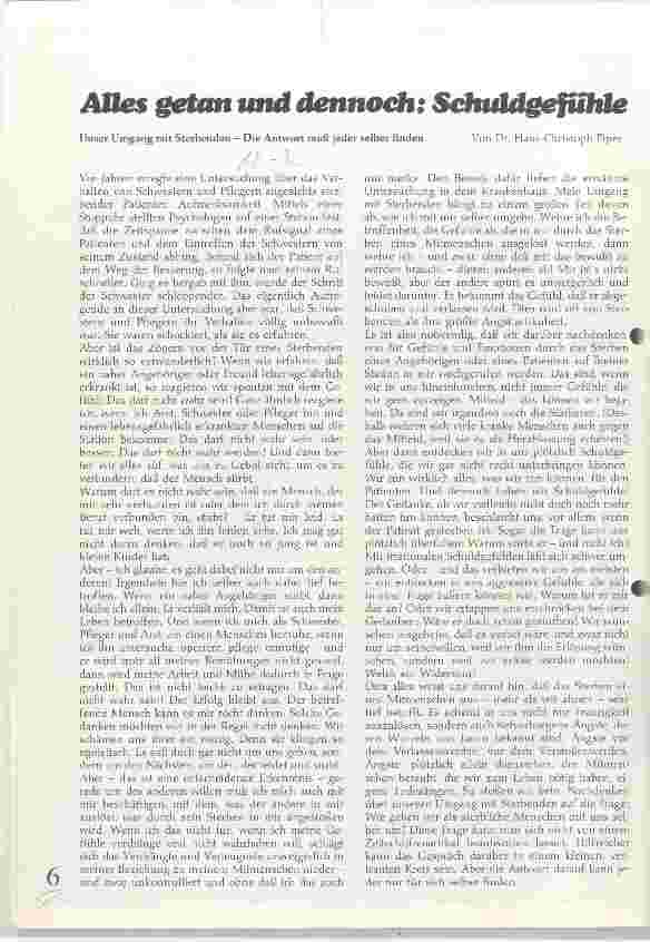 Vorschauseite 1: Alles getan und dennoch: Schuldgefühle