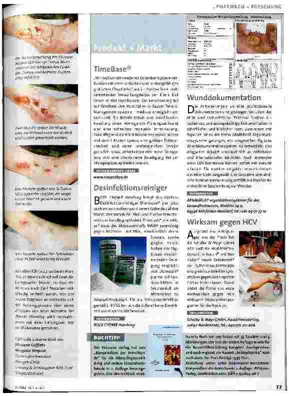 Vorschauseite 2: Wundbehandlung bei chronischen Ulcera - Eine Fallstudie -