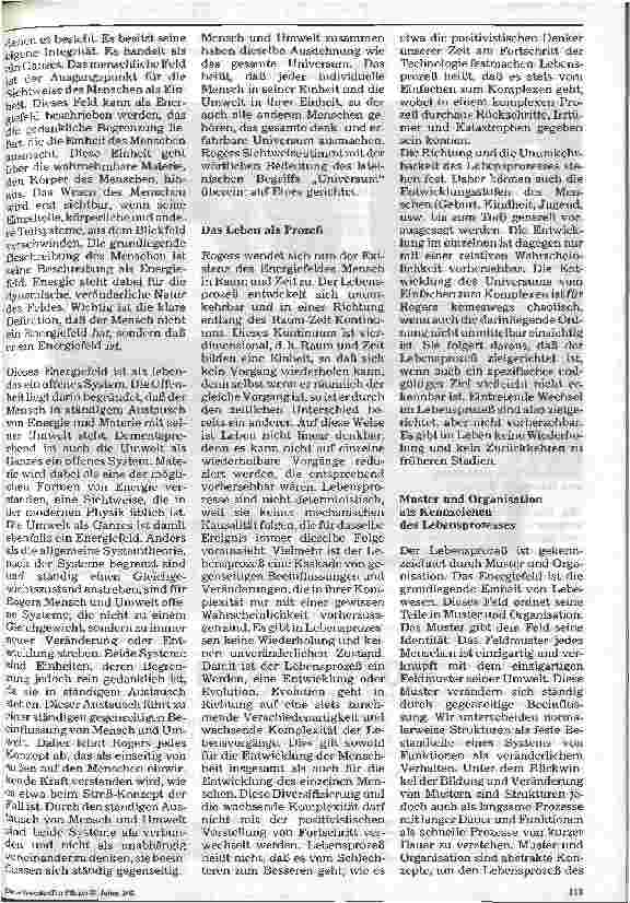 Vorschauseite 3: Pflegemodelle in der Praxis 11. Folge: Martha Rogers Pflege als Wissenschaft vom einheitl. Mensch