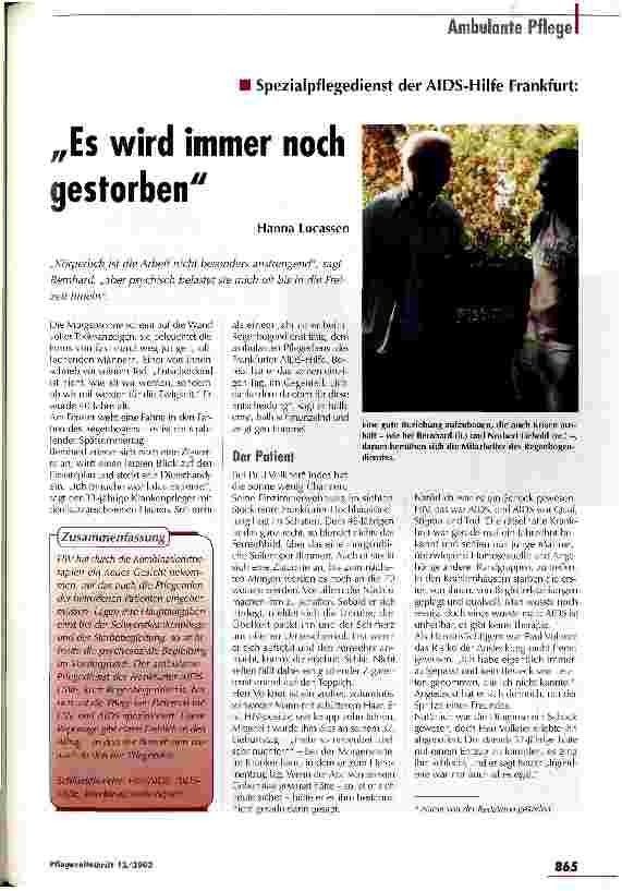 Vorschauseite 1: Es wird immer noch gestorben