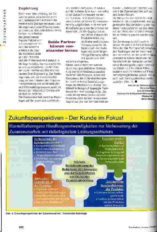 Vorschauseite 6: Bisher unerfüllte Erwartungen CKM-Studie zu Beschaffungsentscheidungen in der Radiologie