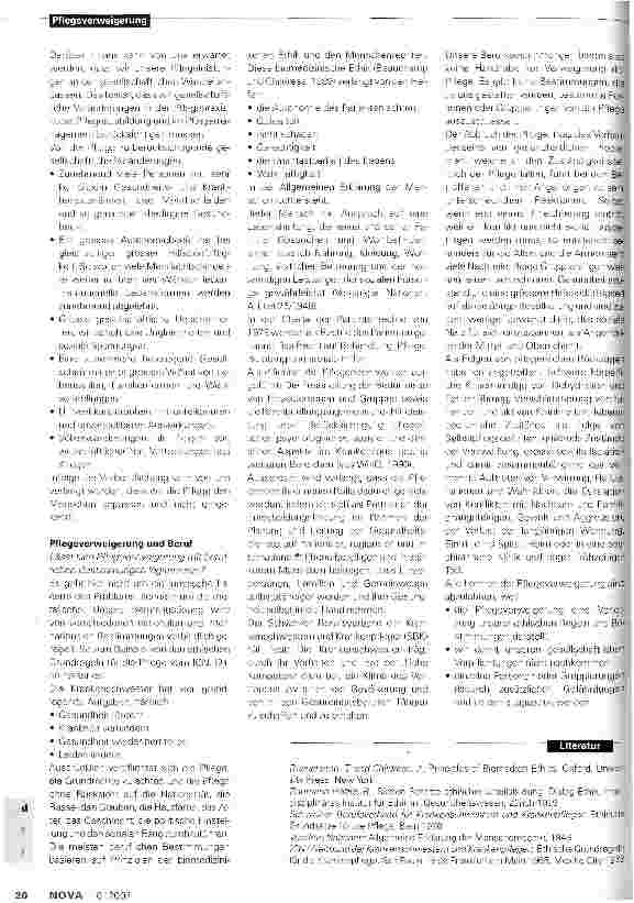 Vorschauseite 3: Eine folgenschwere Entscheidung Verweigerung von Pflege