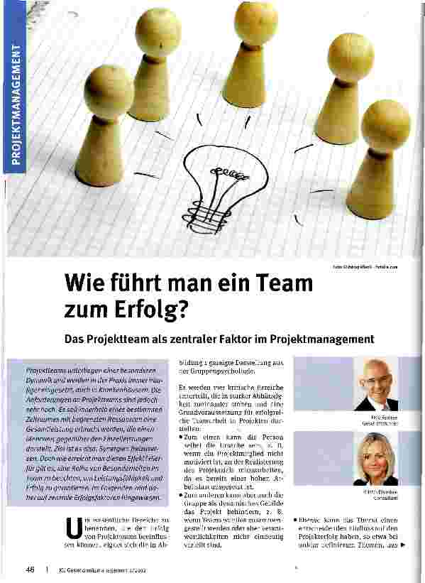 Vorschauseite 1: Wie führt man ein Team zum Erfolg?