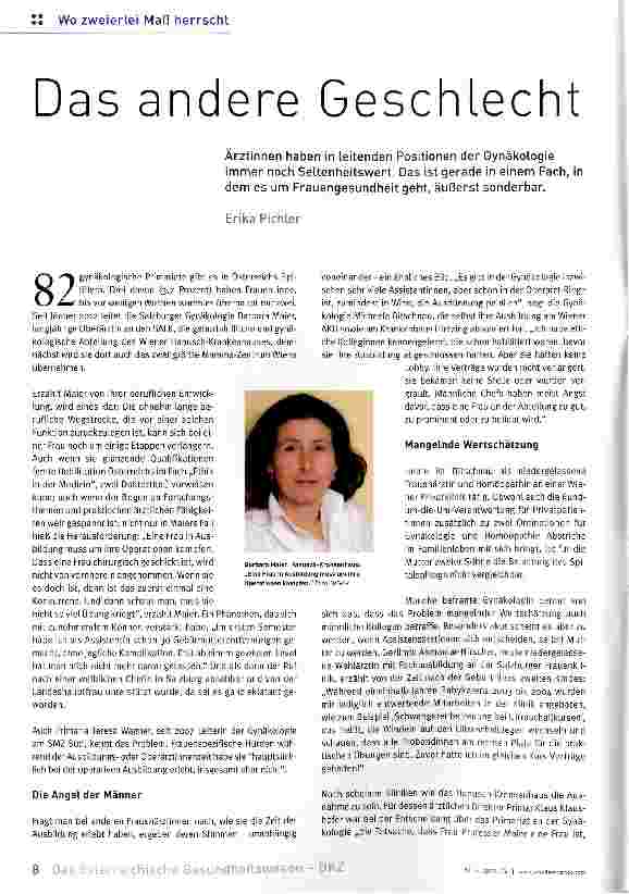 Vorschauseite 1: Das andere Geschlecht