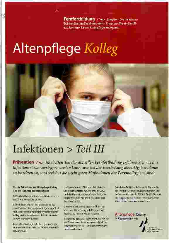 Vorschauseite 1: Infektionen > Teil III