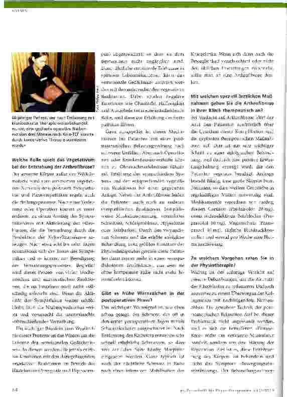 Vorschauseite 3: Arthrofibrose nach Knie-TEP